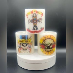 Guns n Roses candle set